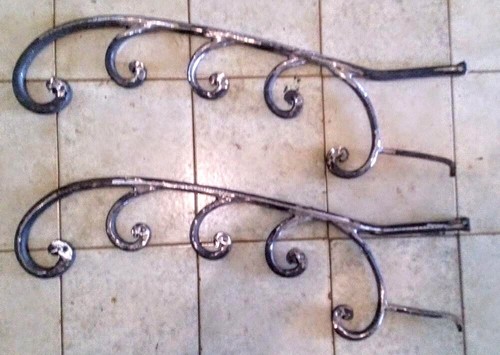 Coppia staffe stendi panni - , /