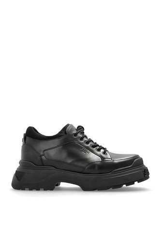 Fendi men leather shoes - leather,