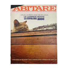 Abitare n. 152 marzo 1977 Oggetti Architettura Mobili Lampade Joe Colombo Milano