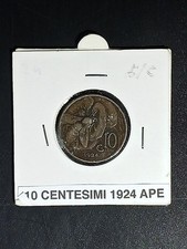 MONETA REGNO ITALIA 1924  APE 10 CENTESIMI