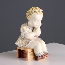 Scultura Antica Terracotta Maiolicata Man. Minghetti Italia XX Secolo Originale