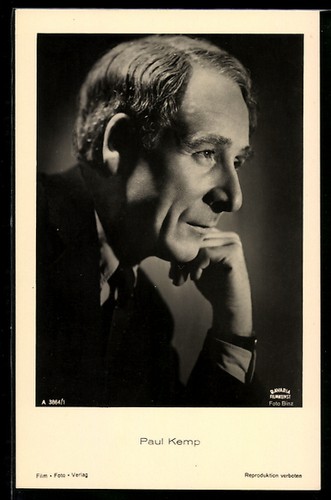 Cartolina attore paul kemp - attore,
