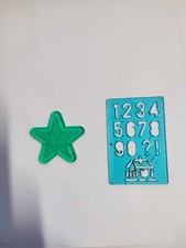 Gadget Mulino Bianco:Pantografo Numeri +Raro Catarifrangente Stella Verde Acqua 