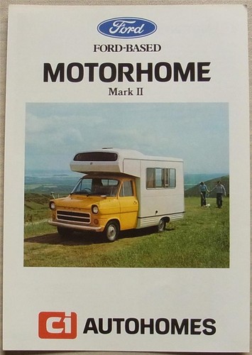 Ford based motorhome di - mk, ii