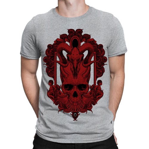 Shirt maglietta skull - maglietta,