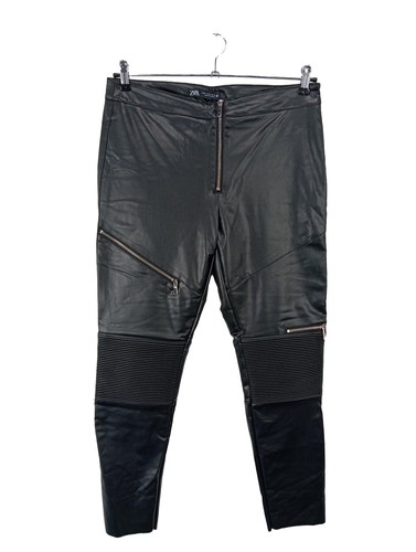 Zara pantaloni ecopelle - zara, in