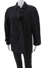 Max Mara Women Overcoat Black