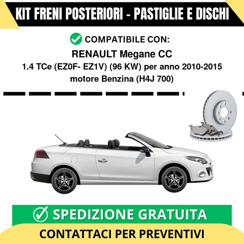 Kit freni posteriori per - kit,