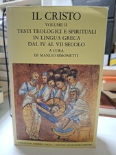 IL CRISTO VOL. II Testi