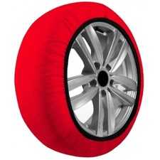 SET 2 CALZE DA NEVE CATENE PER AUTO SUV OMOLOGATE EN 16662-1 GUANTI S M L XL XXL