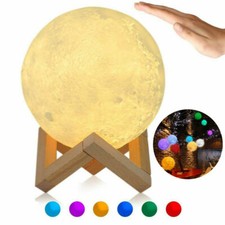 LAMPADA FORMA LUNA 3D LUCE USB