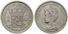 Paesi Bassi - 1 fiorino 1911 - Guglielmina, argento, data chiave