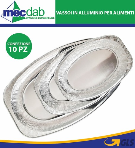 Vassoio alluminio ovale per - ovale,