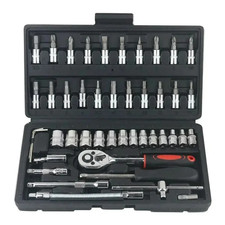 Set Chiavi Cricchetto 46pz 1/4