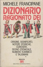 dizionario ragionato dei nomi