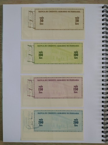 Miniassegni banca credito - banca, di