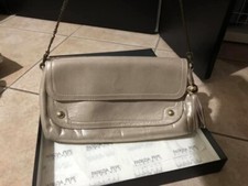 Borsa Pochette Tracolla In Pelle Dorata Patrizia Pepe