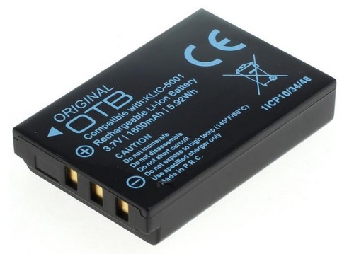 Batteria 1600 mah per kodak - batteria,