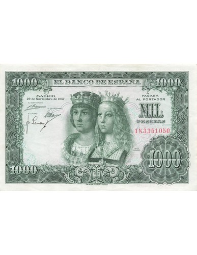 Espagne 1000 pesetas rois - pesetas,