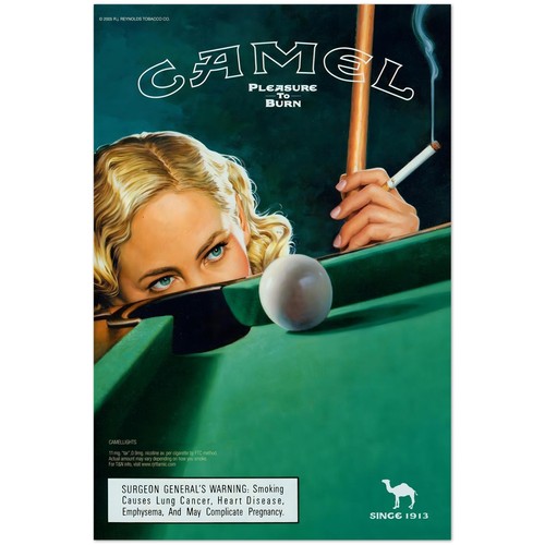 Poster sigaretta cammello - poster,