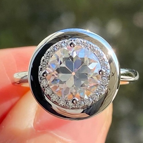 Anello fidanzamento aureola - di,