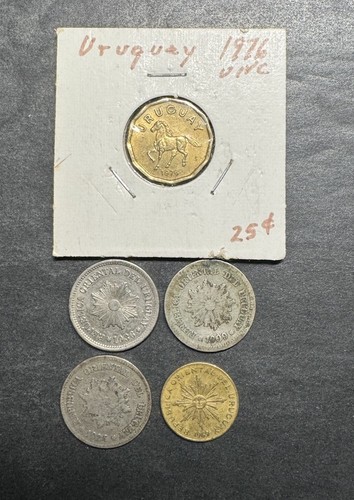 Collezione monete uruguay - collezione,