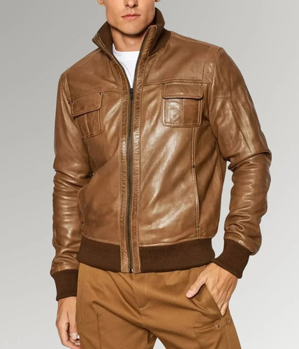Men brown genuine - men,