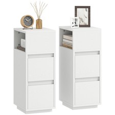 Homcom set comodini con - di, 2