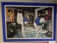 Serigrafia a colori a tiratura limitata di angelo Accardi. 80x120 cm. 