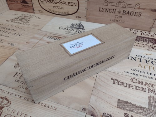 Cassa legno per - per, cognac