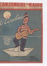 VIGNETTA PUBBLICITARIA CANZONIERE DELLA RADIO OTTOBRE 1943  -(ELT_105)