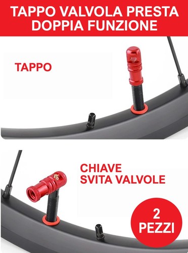 Tappo valvola presta - valvola,