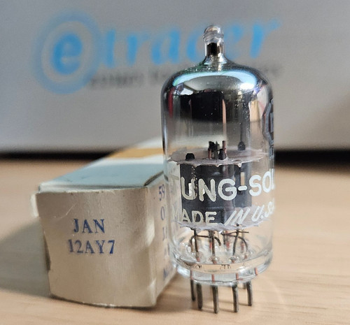 12av7 jan tung - tung, vintage