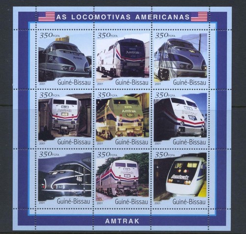 Guinea bissau 2001 locomotive - guinea,