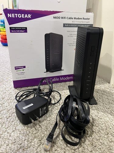 Netgear n600 router - modem, via