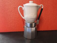 Mulino Bianco Caffettiera Moka Espresso  Con Bricco Ceramica Omg VINTAGE 