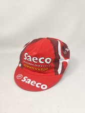 Vintage cappellino ciclismo Cycling hat  saeco Cannondale Team original