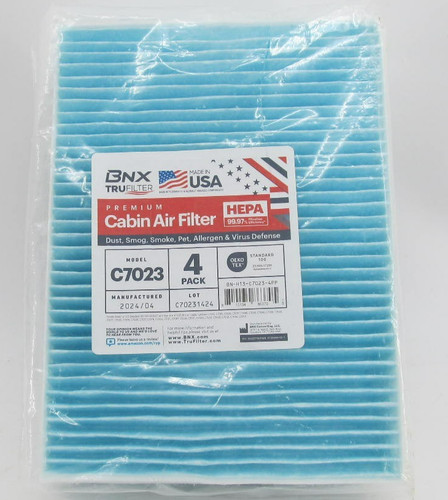 Filtro aria abitacolo bnx - abitacolo,