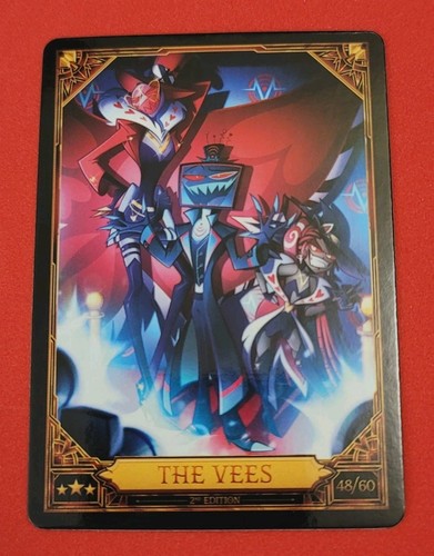 Hazbin hotel trading card - hazbin,