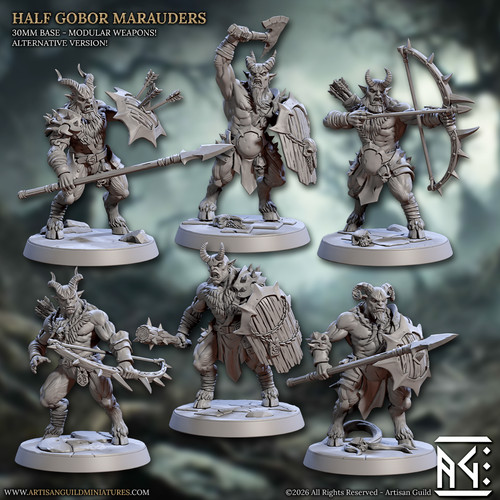 Goatman maurauders beastmen - maurauders,