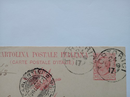 1917 cartolina postale - cartolina,