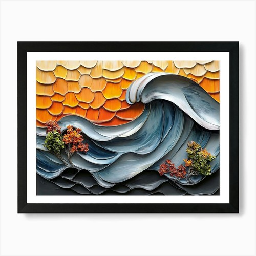 Arte con quadro - 3d,
