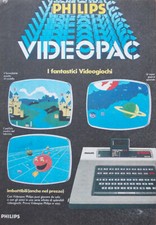 Pubblicità Advertising Ritaglio Italian 1983 PHILIPS VIDEOGIOCHI VIDEOPAC G 7000