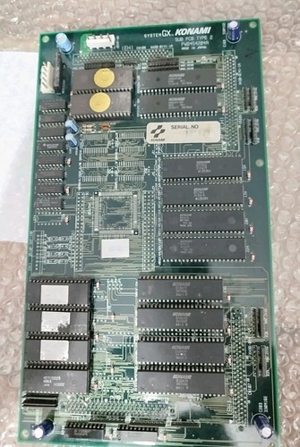 Konami pcb system sub type - gx,