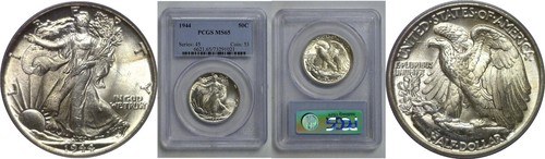 Mezzo dollaro 1944 walking - mezzo,