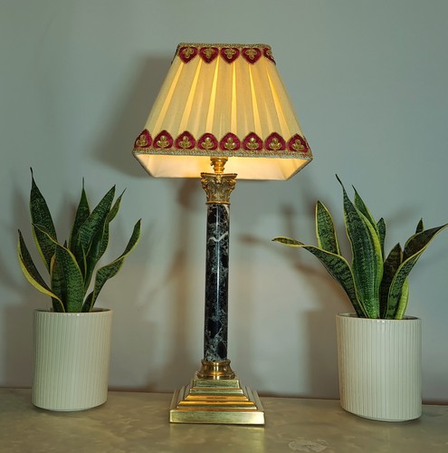 Lampada tavolo paralume - da, +