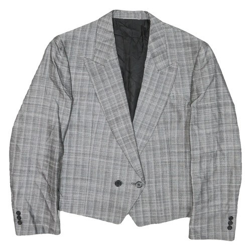 Donna quadri grigio giacca - quadri,