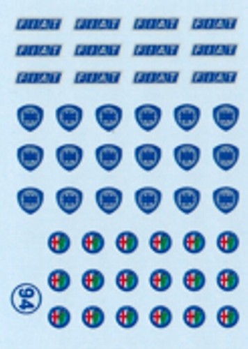 Decal marchi fiat lancia - decal,