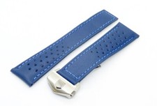 Cinturino in pelle blu