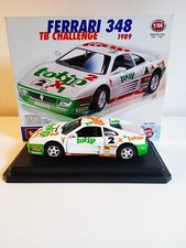 Ferrari 348 Tb CHALLENGE Totip 1989 Burago Metal Kit 1/24 Montato Rare!